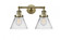Cone - 2 Light - 18 inch - Antique Brass - Adjustable Bath Vanity Light (3442|208-AB-G42-LED)