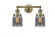 Bell - 2 Light - 16 inch - Antique Brass - Adjustable Bath Vanity Light (3442|208-AB-G53)