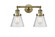 Cone - 2 Light - 16 inch - Antique Brass - Adjustable Bath Vanity Light (3442|208-AB-G64)