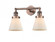 Cone - 2 Light - 16 inch - Antique Copper - Adjustable Bath Vanity Light (3442|208-AC-G61-LED)