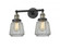 Chatham - 2 Light - 16 inch - Black Antique Brass - Adjustable Bath Vanity Light (3442|208-BAB-G142)