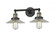 Halophane - 2 Light - 18 inch - Black Antique Brass - Adjustable Bath Vanity Light (3442|208-BAB-G2-LED)