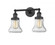 Bellmont - 2 Light - 17 inch - Matte Black - Adjustable Bath Vanity Light (3442|208-BK-G194)