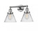 Cone - 2 Light - 18 inch - Polished Chrome - Adjustable Bath Vanity Light (3442|208-PC-G42-LED)