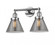 Cone - 2 Light - 18 inch - Polished Chrome - Adjustable Bath Vanity Light (3442|208-PC-G43-LED)