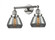 Fulton - 2 Light - 17 inch - Polished Nickel - Adjustable Bath Vanity Light (3442|208-PN-G173-LED)
