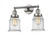 Canton - 2 Light - 17 inch - Polished Nickel - Adjustable Bath Vanity Light (3442|208-PN-G184-LED)