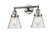 Cone - 2 Light - 16 inch - Polished Nickel - Adjustable Bath Vanity Light (3442|208-PN-G64-LED)