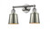 Addison - 2 Light - 16 inch - Polished Nickel - Adjustable Bath Vanity Light (3442|208-PN-M9-LED)