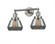 Fulton - 2 Light - 17 inch - Brushed Satin Nickel - Adjustable Bath Vanity Light (3442|208-SN-G173-LED)