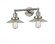 Halophane - 2 Light - 18 inch - Brushed Satin Nickel - Adjustable Bath Vanity Light (3442|208-SN-G2-LED)