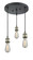 Bare Bulb 3 Light Multi-Pendant (3442|211/3-BAB)