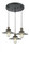 Halophane 3 Light Multi-Pendant (3442|211/3-BAB-G2)