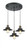 Railroad 3 Light Multi-Pendant (3442|211/3-BAB-M6)
