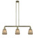 Chatham - 3 Light - 39 inch - Antique Brass - Stem Hung - Adjustable Island Light (3442|213-AB-G146)
