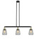 Chatham - 3 Light - 39 inch - Black Antique Brass - Stem Hung - Adjustable Island Light (3442|213-BAB-G142)