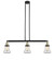 Bellmont - 3 Light - 39 inch - Black Antique Brass - Stem Hung - Adjustable Island Light (3442|213-BAB-G192)
