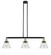Cone - 3 Light - 40 inch - Black Antique Brass - Stem Hung - Adjustable Island Light (3442|213-BAB-G44-LED)