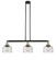Bell - 3 Light - 41 inch - Black Antique Brass - Stem Hung - Adjustable Island Light (3442|213-BAB-G74-LED)
