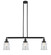 Canton - 3 Light - 39 inch - Matte Black - Stem Hung - Adjustable Island Light (3442|213-BK-G182-LED)