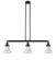 Bellmont - 3 Light - 39 inch - Matte Black - Stem Hung - Adjustable Island Light (3442|213-BK-G194)