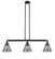 Cone - 3 Light - 40 inch - Matte Black - Stem Hung - Adjustable Island Light (3442|213-BK-G43)