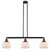Bell - 3 Light - 41 inch - Matte Black - Stem Hung - Adjustable Island Light (3442|213-BK-G71)
