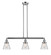 Cone - 3 Light - 39 inch - Polished Nickel - Stem Hung - Adjustable Island Light (3442|213-PN-G62-LED)