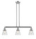 Cone - 3 Light - 39 inch - Polished Nickel - Stem Hung - Adjustable Island Light (3442|213-PN-G64-LED)