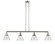 Cone - 4 Light - 52 inch - Polished Nickel - Stem Hung - Adjustable Island Light (3442|214-PN-G44-LED)