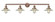 Halophane - 4 Light - 45 inch - Antique Copper - Adjustable Bath Vanity Light (3442|215-AC-G2-LED)