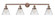 Cone - 4 Light - 44 inch - Antique Copper - Adjustable Bath Vanity Light (3442|215-AC-G42-LED)