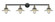 Halophane - 4 Light - 45 inch - Black Antique Brass - Adjustable Bath Vanity Light (3442|215-BAB-G2-LED)