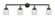 Bell - 4 Light - 42 inch - Black Antique Brass - Adjustable Bath Vanity Light (3442|215-BAB-G52-LED)