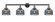 Bell - 4 Light - 44 inch - Black Antique Brass - Adjustable Bath Vanity Light (3442|215-BAB-G73)