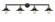 Railroad - 4 Light - 44 inch - Black Antique Brass - Adjustable Bath Vanity Light (3442|215-BAB-M6-LED)