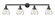 Fulton - 4 Light - 43 inch - Oil Rubbed Bronze - Adjustable Bath Vanity Light (3442|215-OB-G172-LED)