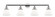 Cone - 4 Light - 44 inch - Polished Chrome - Adjustable Bath Vanity Light (3442|215-PC-G41-LED)