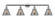 Cone - 4 Light - 44 inch - Polished Chrome - Adjustable Bath Vanity Light (3442|215-PC-G43-LED)