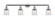 Bell - 4 Light - 42 inch - Polished Chrome - Adjustable Bath Vanity Light (3442|215-PC-G52-LED)