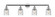 Bell - 4 Light - 42 inch - Polished Chrome - Adjustable Bath Vanity Light (3442|215-PC-G54-LED)