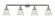 Cone - 4 Light - 42 inch - Polished Chrome - Adjustable Bath Vanity Light (3442|215-PC-G62-LED)