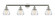 Fulton - 4 Light - 43 inch - Polished Nickel - Adjustable Bath Vanity Light (3442|215-PN-G172-LED)