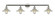 Halophane - 4 Light - 45 inch - Polished Nickel - Adjustable Bath Vanity Light (3442|215-PN-G2-LED)