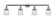 Bell - 4 Light - 42 inch - Polished Nickel - Adjustable Bath Vanity Light (3442|215-PN-G52-LED)