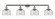 Bell - 4 Light - 44 inch - Polished Nickel - Adjustable Bath Vanity Light (3442|215-PN-G74-LED)