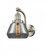 Fulton - 1 Light - 7 inch - Brushed Satin Nickel - Adjustable Sconce (3442|515-1W-SN-G173-LED)