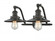 Railroad - 2 Light - 18 inch - Oil Rubbed Bronze - Adjustable Bath Vanity Light (3442|515-2W-OB-M5-LED)