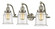 Canton - 3 Light - 28 inch - Brushed Satin Nickel - Adjustable Bath Vanity Light (3442|515-3W-SN-G182-LED)