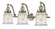 Canton - 3 Light - 28 inch - Brushed Satin Nickel - Adjustable Bath Vanity Light (3442|515-3W-SN-G184-LED)